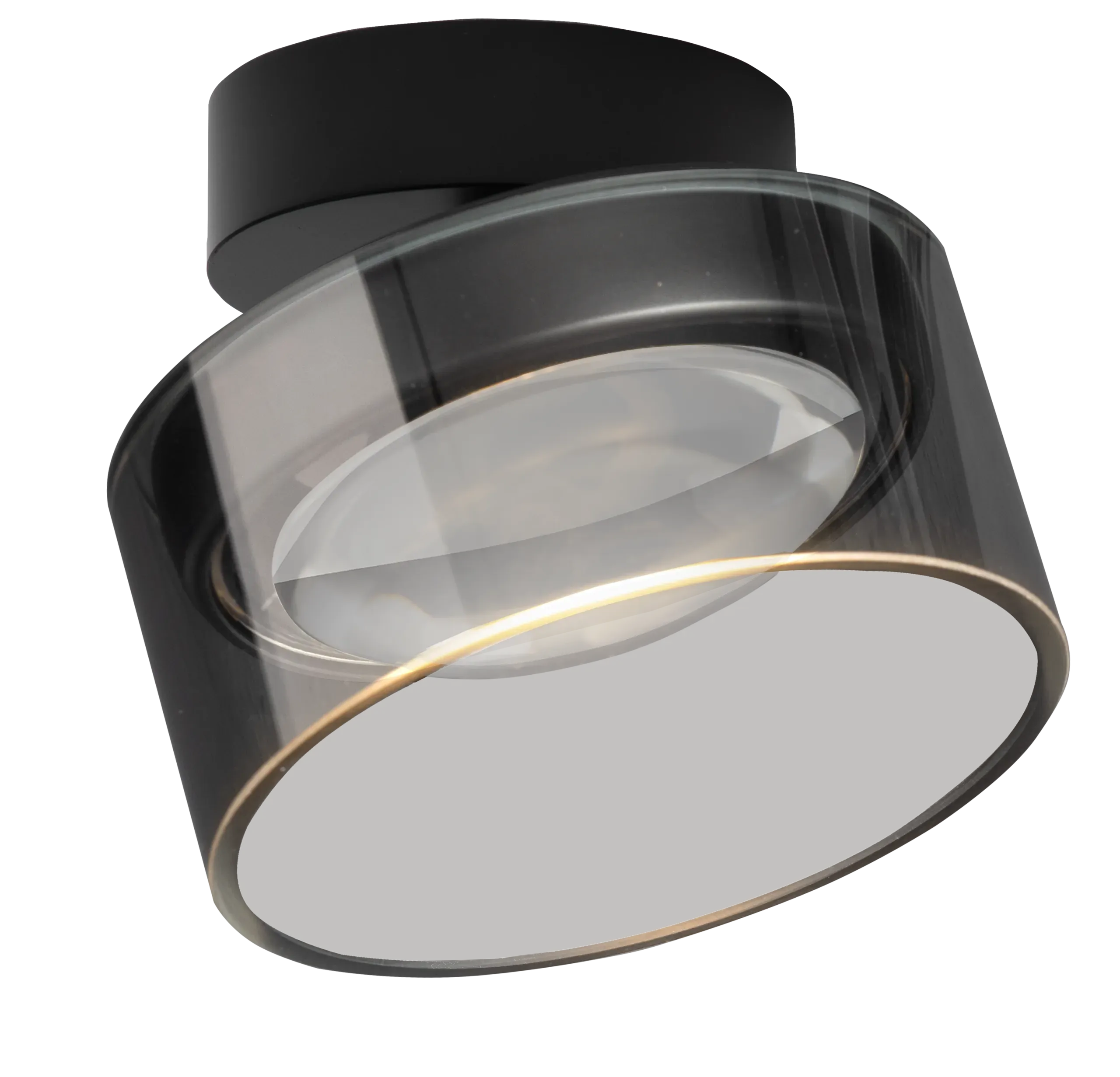 Fly Glas, Aufbauspot in Rauchglas