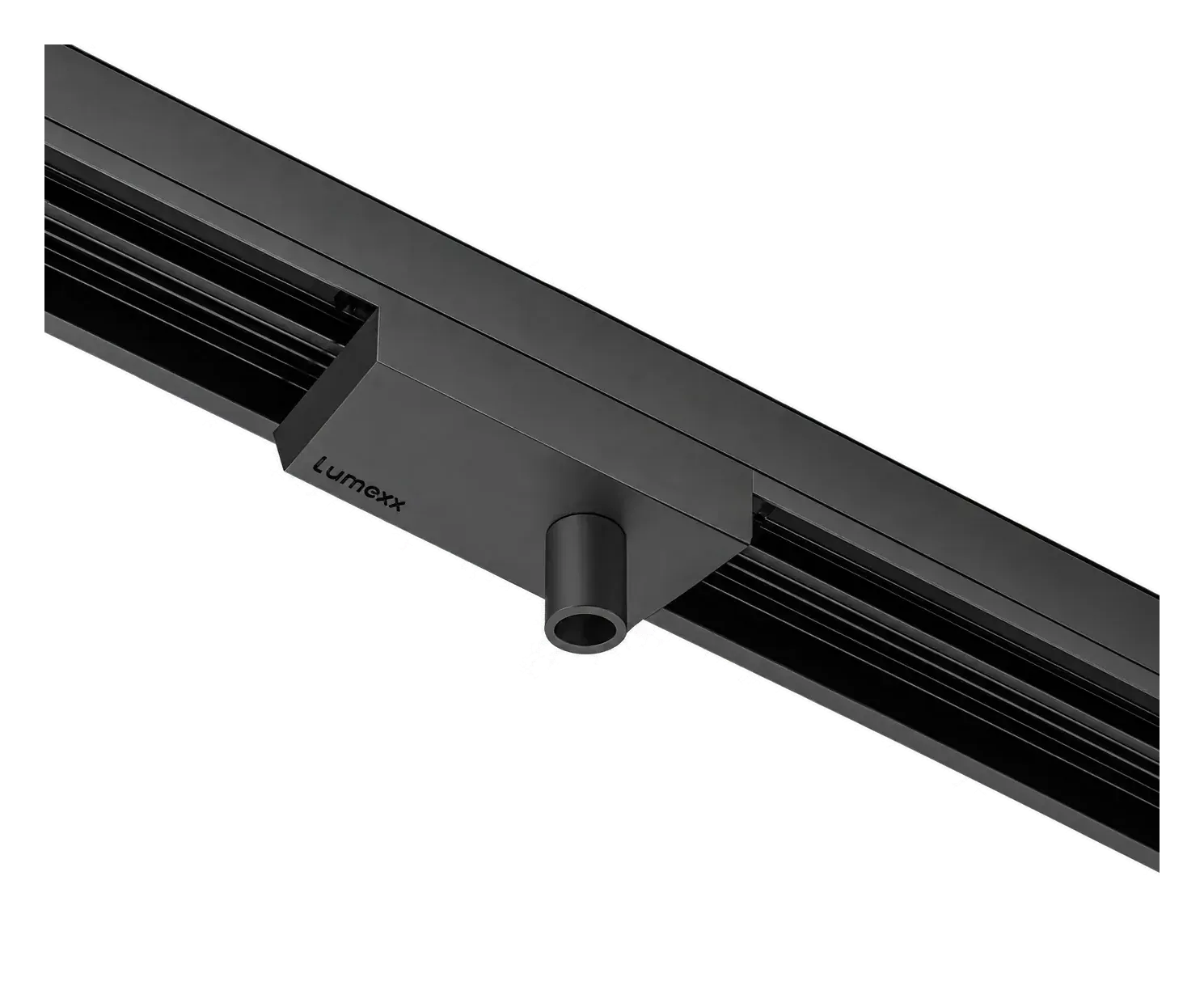 TRIvario CLX-Adapter für Pendelleuchten in Schwarz, Bauform mit HV